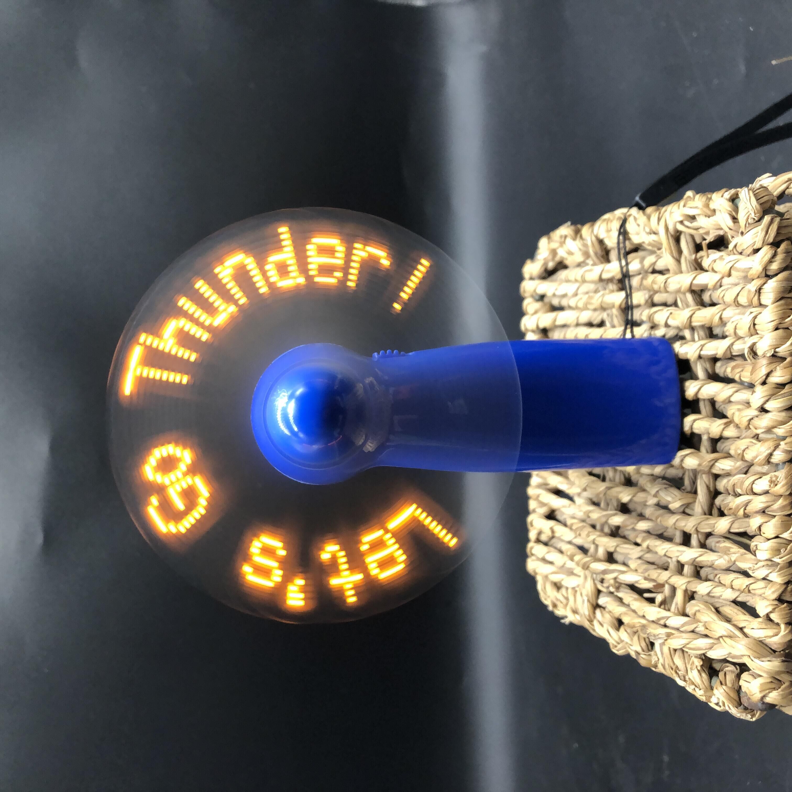 2025 'Lets go Thunder' Battery Powered Fan image 0
